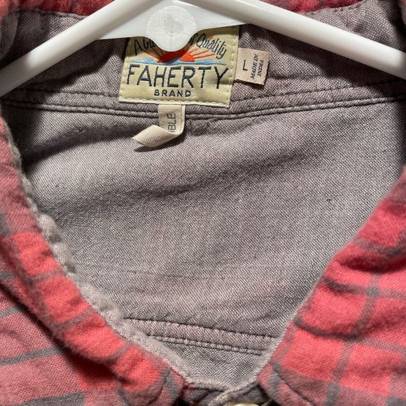 Faherty Reversible Shirt Size Large - Picture 3 of 6